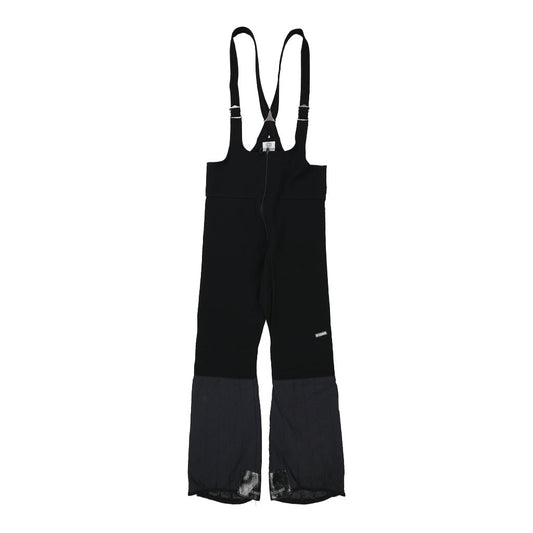 Vintage Colmar Ski Trousers - Medium Black Nylon