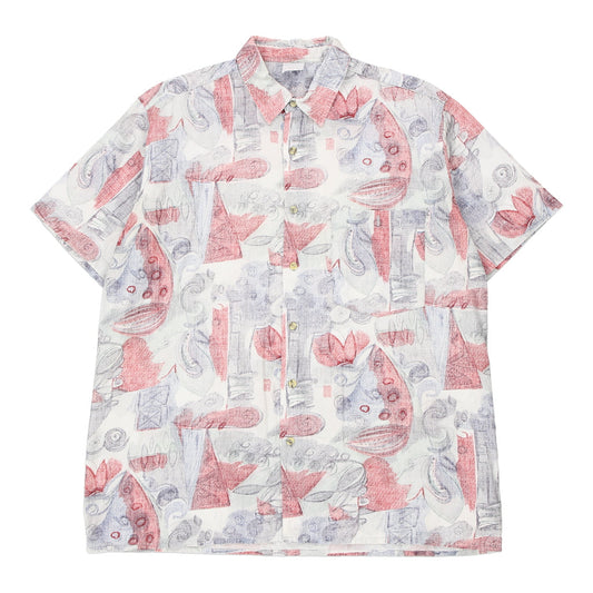 Vintage Unbranded Hawaiian Shirt - Large Multicoloured Cotton