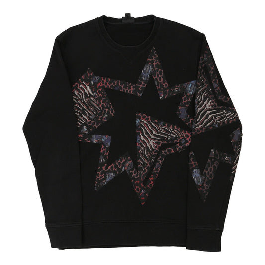 Vintage black Just Cavalli Sweatshirt - mens medium