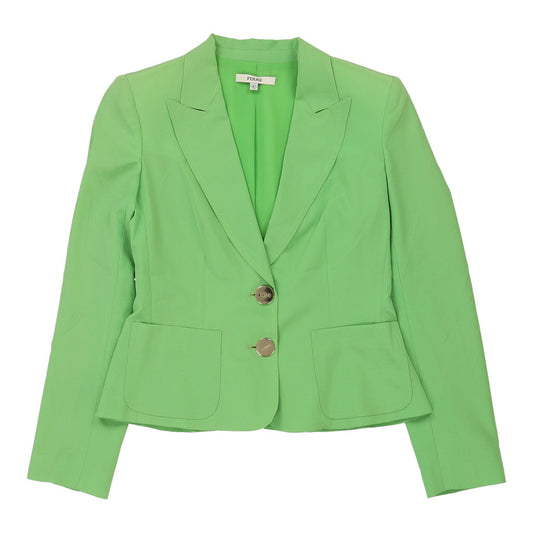 Vintage Ferre Blazer - Small Green Silk