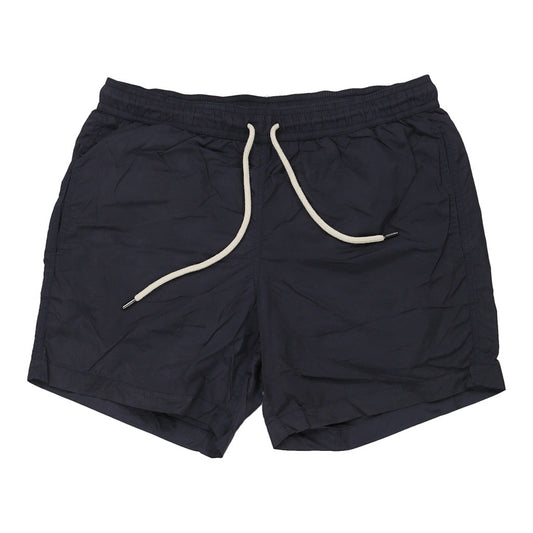 Vintage Moncler Swim Shorts - Medium Navy Nylon