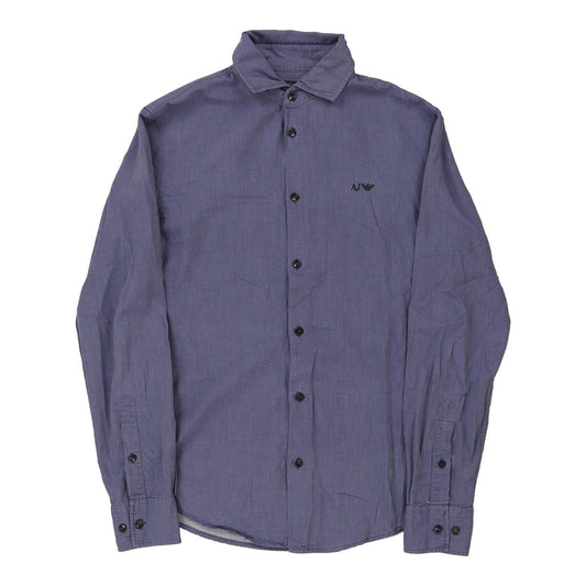 Vintage blue Armani Jeans Shirt - mens medium