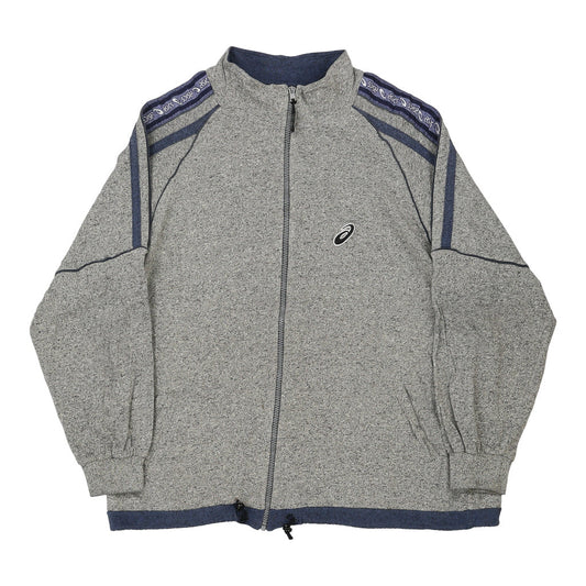 Vintage grey Asics Zip Up - mens x-large