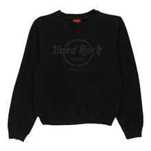  Vintage black Barcelona Hard Rock Cafe Sweatshirt - mens small