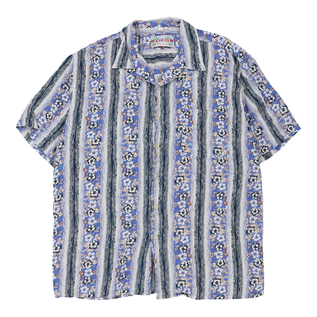  Vintage blue Hawaii Hawaiian Shirt - mens x-large