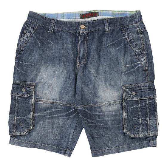 Vintage dark wash Forex Denim Shorts - mens 41" waist
