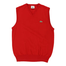  Vintage red Lacoste Sweater Vest - mens large