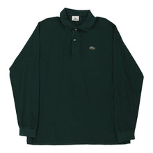  Vintage green Lacoste Long Sleeve Polo Shirt - mens x-large