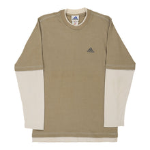  Vintage beige Adidas Sweatshirt - mens medium