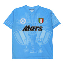 Vintage blue SSC Napoli  Replica Football Shirt - mens small