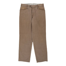  Vintage brown Burberry Trousers - mens 34" waist