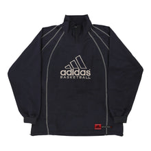  Vintage black Adidas Track Jacket - mens xx-large