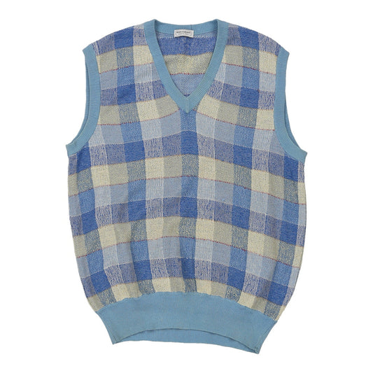 Vintage blue Alan Robert Sweater Vest - mens small