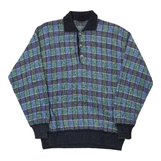 Vintage blue Bryan Burton Jumper - mens medium