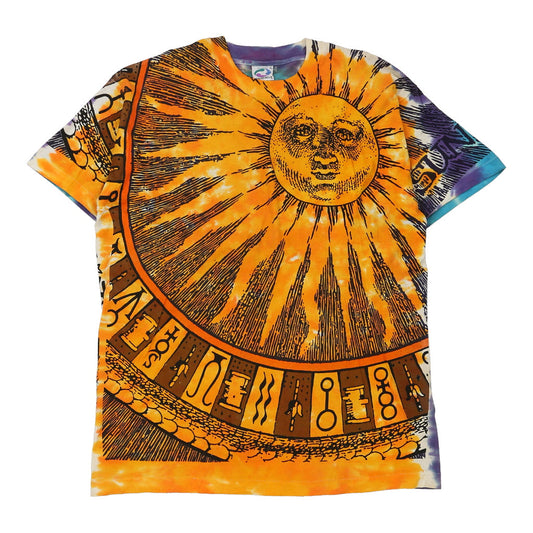 Vintage multicoloured Liquid Blue T-Shirt - mens x-large