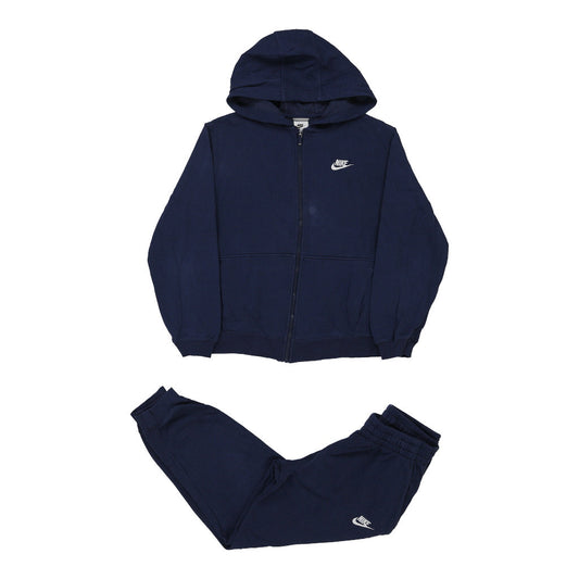 Vintage navy Age 13-14 Nike Full Tracksuit - boys x-large