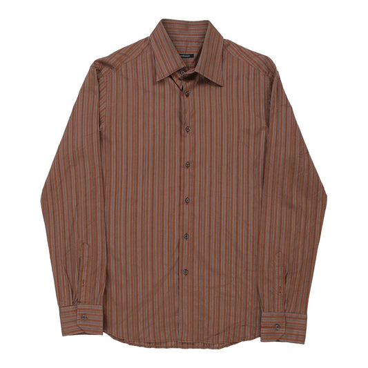 Vintage brown Roccobarocco Shirt - mens x-large
