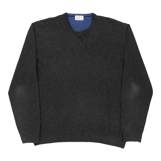 Vintage grey Benjamin Cole Jumper - mens x-large