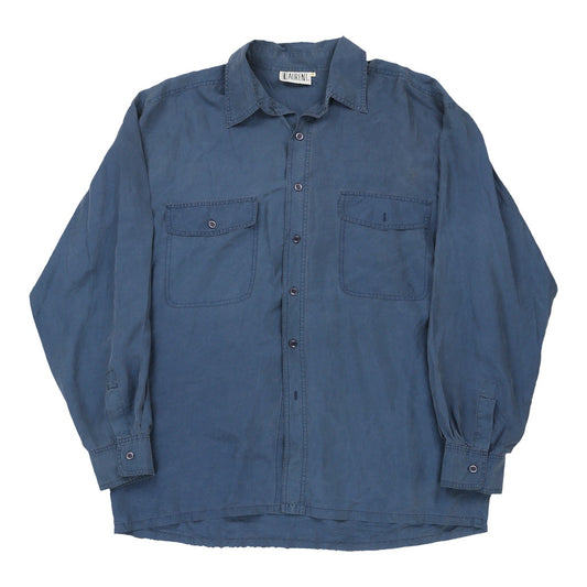 Vintage blue Laurent Shirt - mens medium