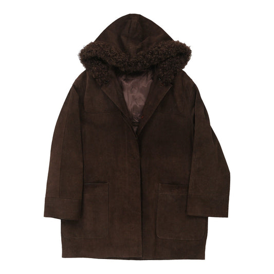 Vintage Fendissime Cord Jacket - Large Brown Suede