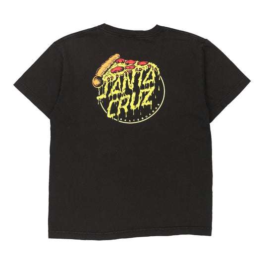 Vintage Santa Cruz Graphic T-Shirt - XS Black Cotton