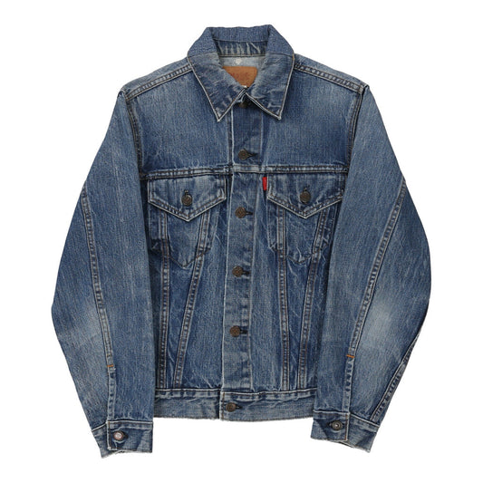 Vintage Levis Denim Jacket - Small Blue Cotton