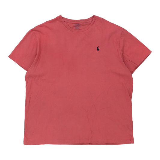 Vintage Ralph Lauren T-Shirt - XL Pink Cotton