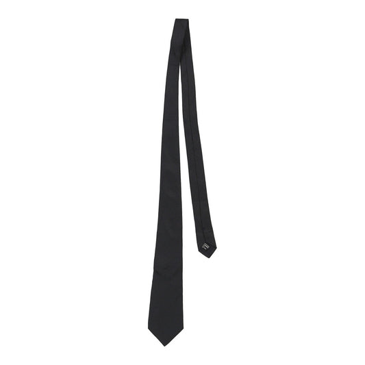 Vintage Giorgio Armani Tie - No Size Black Silk