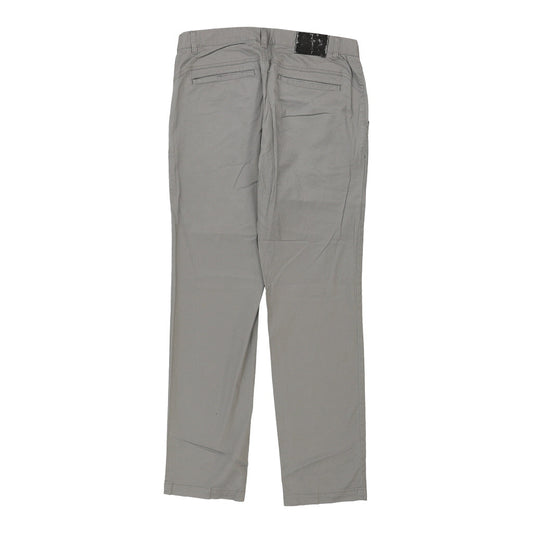 Vintage Emporio Armani Trousers - 34W 33L Grey Cotton
