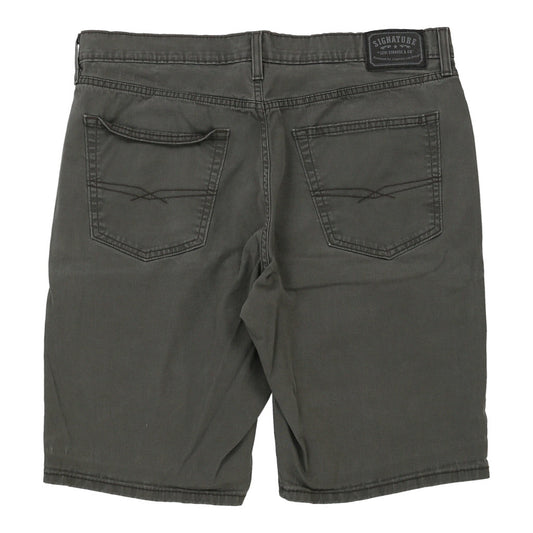 Vintage Levis Shorts - 38W 12L Grey Cotton
