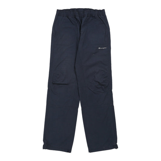 Vintage Champion Tracksuit - Large Navy Polyester