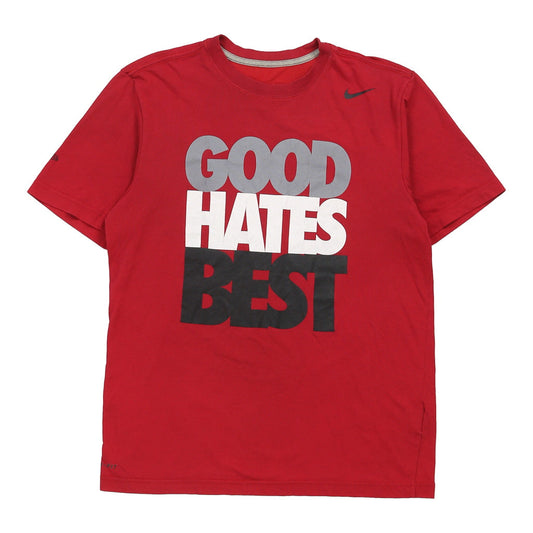 Vintage red Nike T-Shirt - mens small