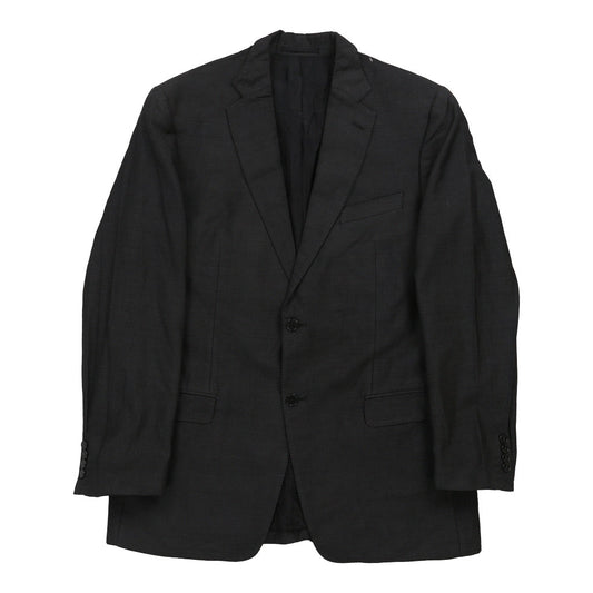 Vintage Versace Blazer - Large Black Wool