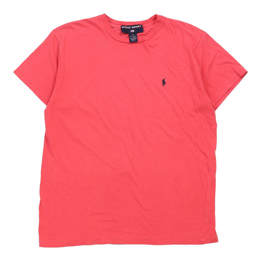 Vintage Polo Sport T-Shirt - Large Pink Cotton
