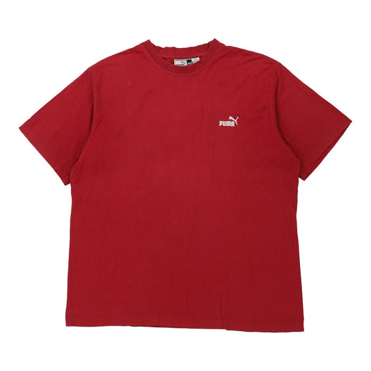 Vintage red Puma T-Shirt - mens xx-large
