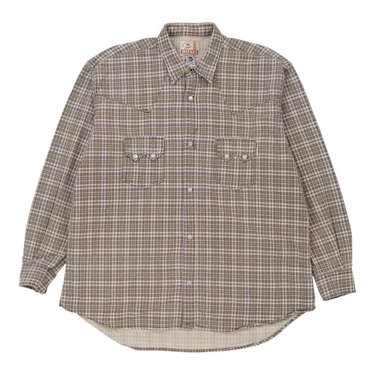 Vintage grey Diesel Shirt - mens x-large