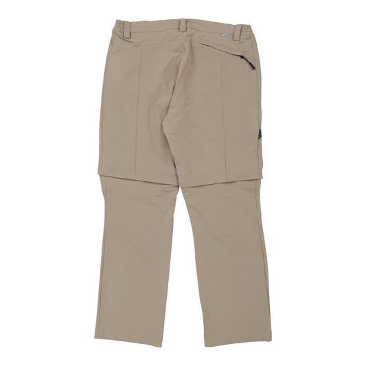 Vintage beige Hiking Disegna Trousers - mens medium