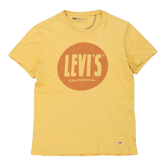 Vintage yellow Levis T-Shirt - mens small
