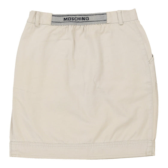 Vintage white Moschino Mini Skirt - girls 28" waist