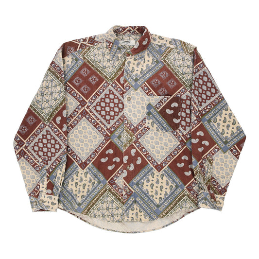 Vintage Jac Tissot Cord Shirt - Small Brown Cotton