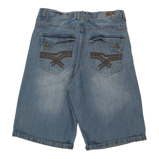 Vintage Hip Hop Brooklyn Xpress Denim Shorts - 34W 14L Blue Cotton