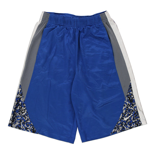 Vintage Nike Sport Shorts - Large Blue Polyester