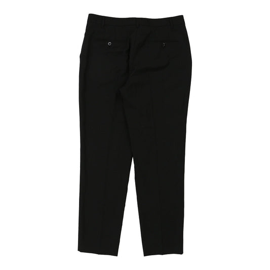 Vintage black Staff Dolce & Gabbana Trousers - womens 32" waist