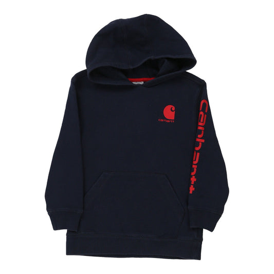 Vintage navy Age 8-10 Carhartt Hoodie - boys small