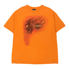  Vintage orange Apache Junction, AZ Harley Davidson T-Shirt - mens x-large