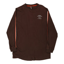  Vintage brown St. Cloud, MN Harley Davidson Long Sleeve T-Shirt - mens x-large
