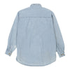 Vintage blue Tony Labonte #5 Chase Authentics Denim Shirt - mens large
