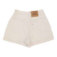 Vintage cream White Tab. 954 Levis Denim Shorts - womens 28" waist