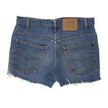  Vintage blue Orange Tab Levis Denim Shorts - womens 32" waist