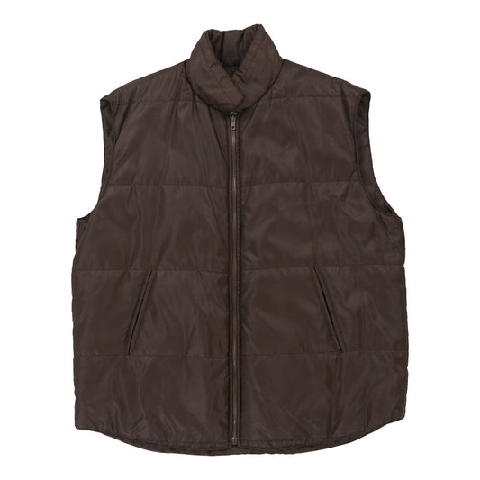 Vintage The Bridge Gilet - Large Black Polyester Blend